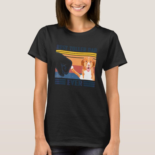 Manar Best Nova Scotia Anka Tolling Retriever Papp T Shirt (Framsida)