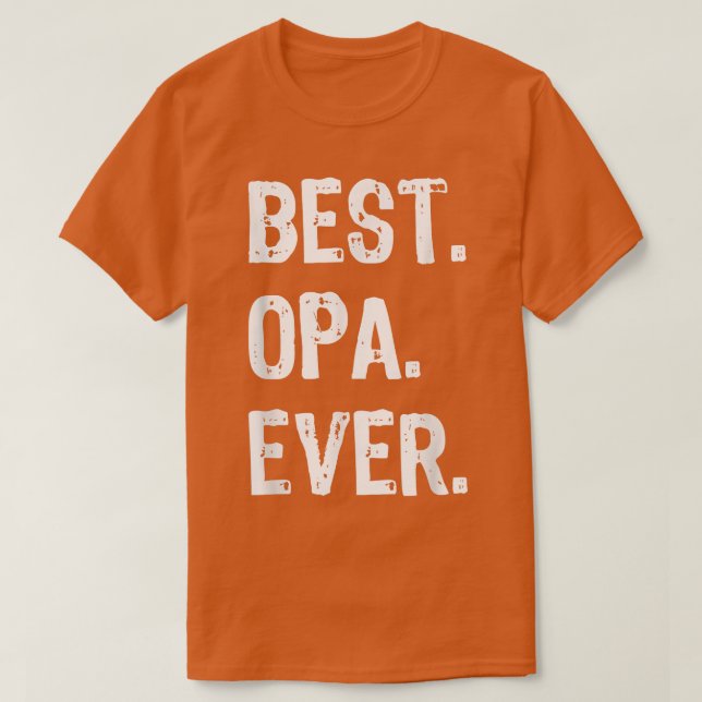 Manar Best Opa någonsin Fars dag Gift Fars dag  T Shirt (Design framsida)