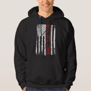 Manar Best Opa någonsin USA:s Flagga för Far Hoodie