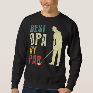 Manar Best Opa per par Golf Fars dag pappa Lång Ärmad Tröja