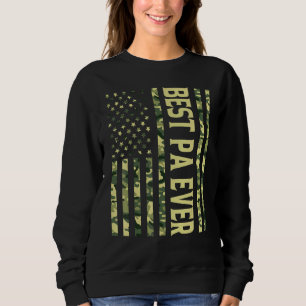 Manar Best Pa Aldrig amerikanska Flagga Grandpa Fa T Shirt