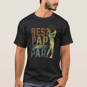 Manar Best Pap by Par Golf Fars dag Grandpa T Shirt