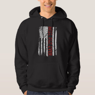 Manar Best Pap någonsin USA:s Flagga för Far Hoodie
