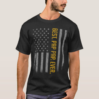 Manar Best Pap Pap Aldriamerikanska Flagga Shirt G T