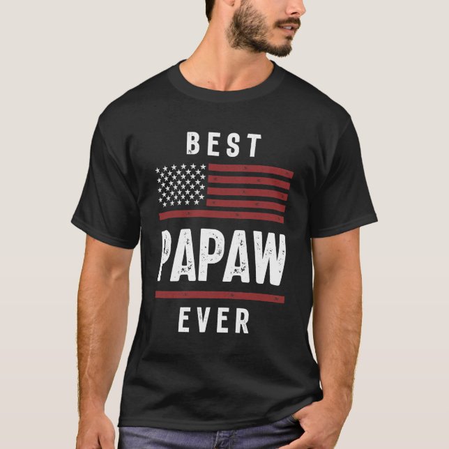 Manar Best Papaw nånsin | FARS DAG T Shirt (Framsida)