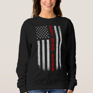 Manar Best Pappa Alltid Amerikanska Flagga pappa F T Shirt