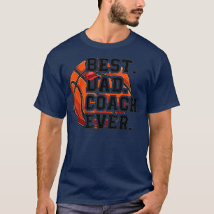 Manar Best Pappa basketball Coach någonsin Fars da T Shirt