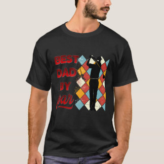 Manar Best Pappa efter Par Fars dag Golfer pappa V T Shirt