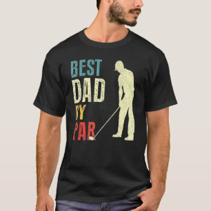 Manar Best Pappa efter Par Golf Fars dag pappa T Shirt