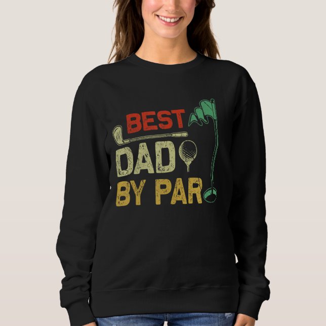 Manar Best Pappa efter Par Golf Funny T Shirt (Framsida)