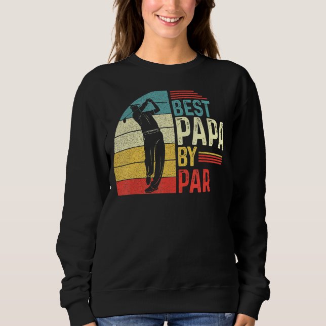Manar Best Pappa efter Par Pappa Far Day Golf T Shirt (Framsida)