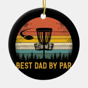 Manar Best Pappa efter paragraf Golf Pappa Fars da Julgransprydnad Keramik