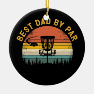 Manar Best Pappa efter paragraf Golf Pappa Fars da Julgransprydnad Keramik