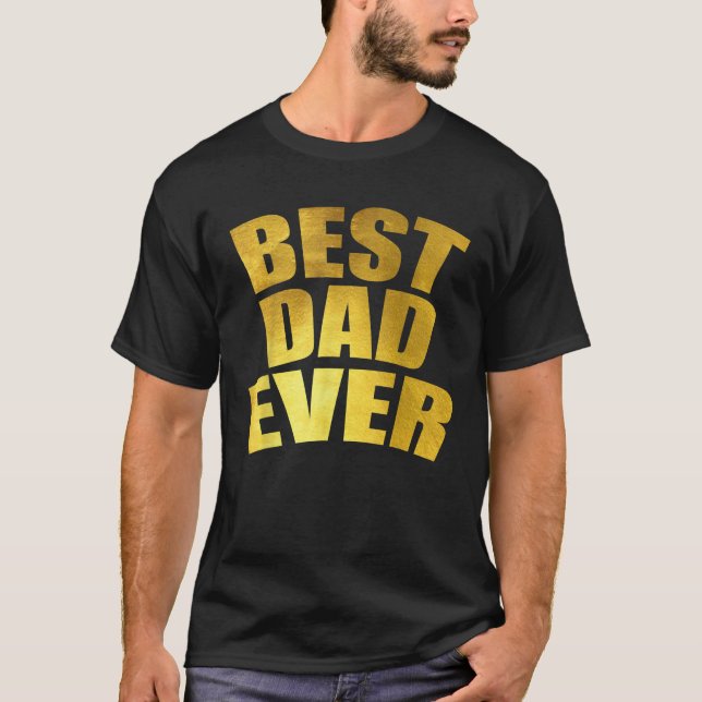 Manar Best Pappa någonsin pappa Gift T Shirt (Framsida)