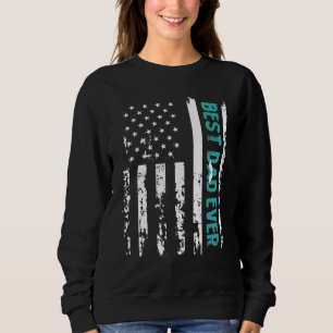 Manar Best Pappa någonsin Patriotic American Flagg T Shirt