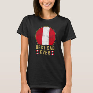 Manar Best Pappa någonsin Peruvian Far Land Peru F T Shirt