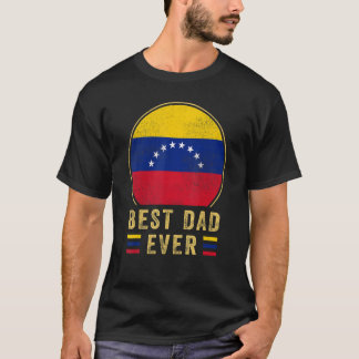 Manar Best Pappa någonsin Venezuelan Far Land Vene T Shirt