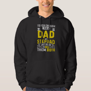 Manar Best Pappa och Stepdad Cute Fars dag från W Hoodie