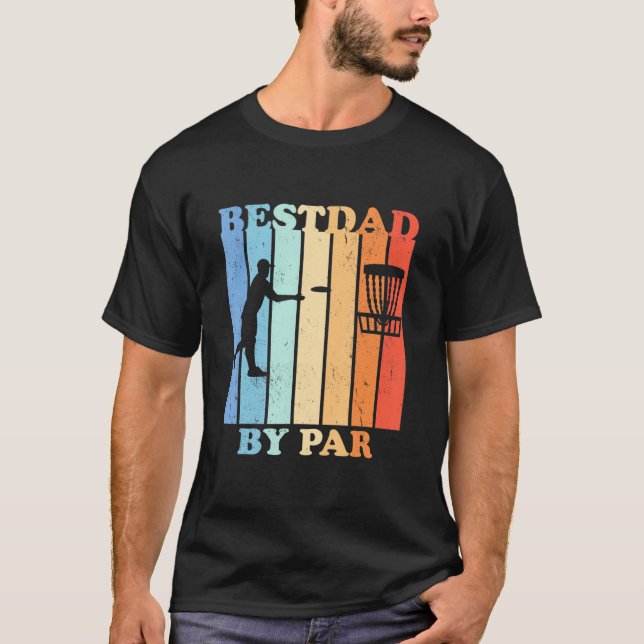 Manar Best Pappa per skiva Golf Fars dag-diskett f T Shirt (Framsida)