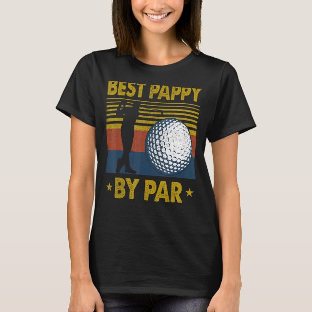 Manar Best Pappy by Par Disk Golf För manar Far" T Shirt (Framsida)