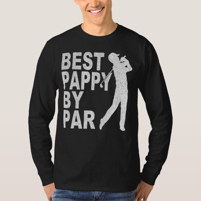 Manar Best Pappy by Par Disk Golf För manar Far T Shirt (Framsida)