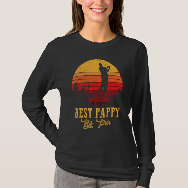 Manar Best Pappy by Par Fars dag Golf Golfing 3 T Shirt (Framsida)