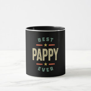 Manar Best Pappy Far Grandpa Gift Mugg