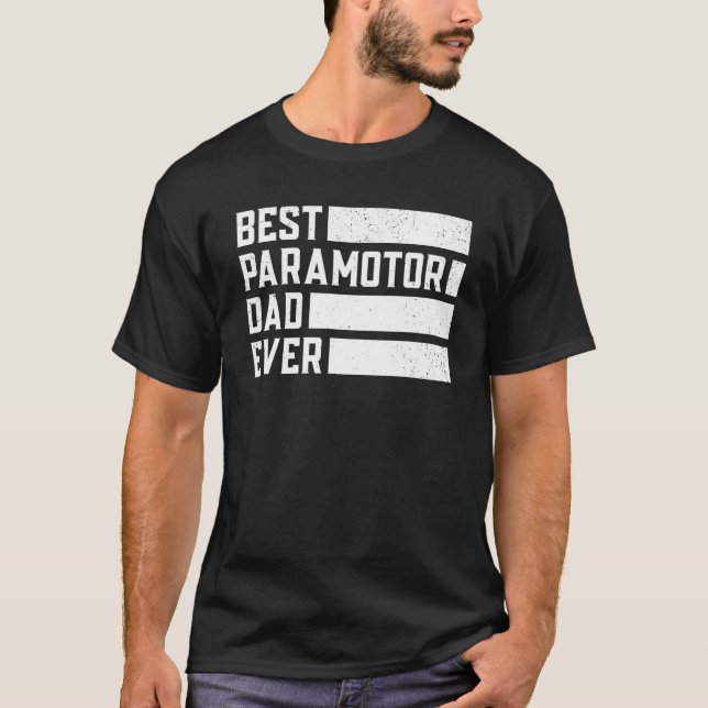 Manar Best Paragliding Pappa All Fallskärm Paragli T Shirt (Framsida)