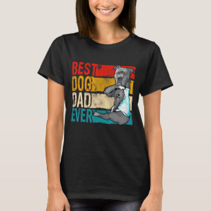 Manar Best Pitbull Pappa Alltid American Flagga Hu T Shirt