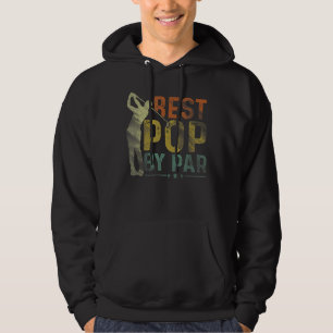 Manar Best Pop by Par Golf Grandpa Golfer Far Hoodie