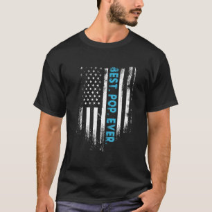 Manar Best Pop någonsin USA Flagga Pappa 1 T Shirt