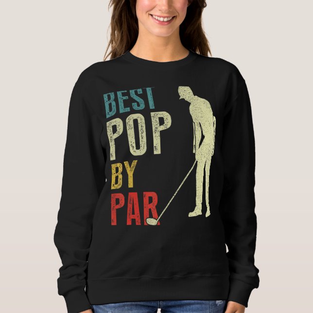 Manar Best Pop Pop efter Par Golf Fars dag Dadd T Shirt (Framsida)