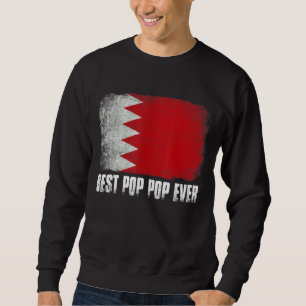 Manar Best Pop Pop någonsin Bahrain Flagga Patriot Lång Ärmad Tröja