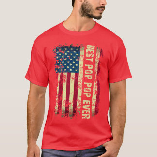 Manar Best Pop Pop Pp.pp.amerikansk Flagga G T Shirt