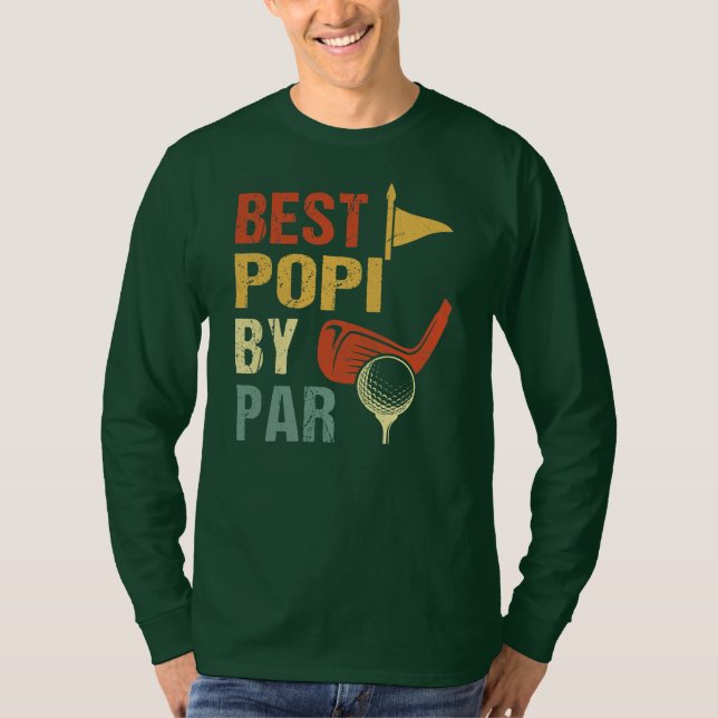 Manar Best POPI efter Par Golf  T Shirt (Framsida)