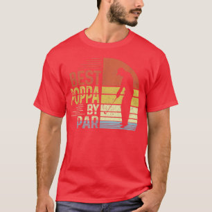 Manar Best Poppa by Par Pappa Fars dag Gift Gol T Shirt