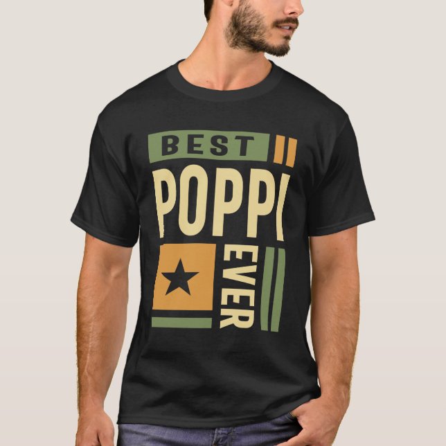Manar Best Poppi någonsin | FARS DAG T Shirt (Framsida)