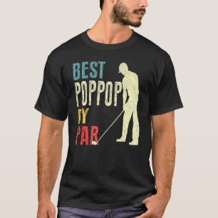 Manar Best Poppop by Par Golf Fars dag pappa T Shirt