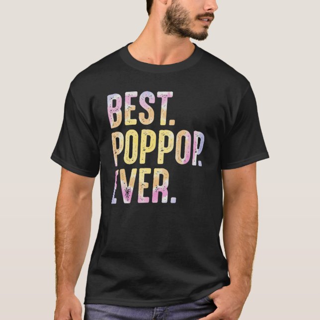 Manar Best Poppop någonsin För manar Grandad Pappo T Shirt (Framsida)