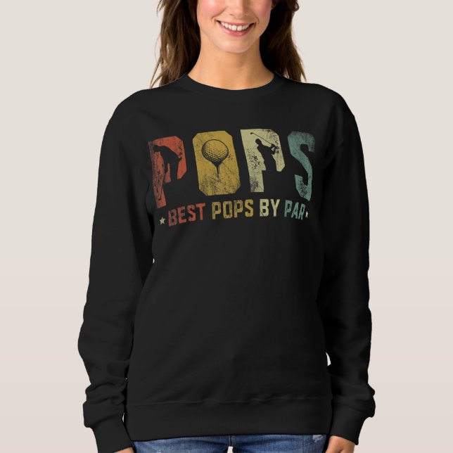 Manar Best Pops by Par Pops Fars dag Golf Älskare T Shirt (Framsida)