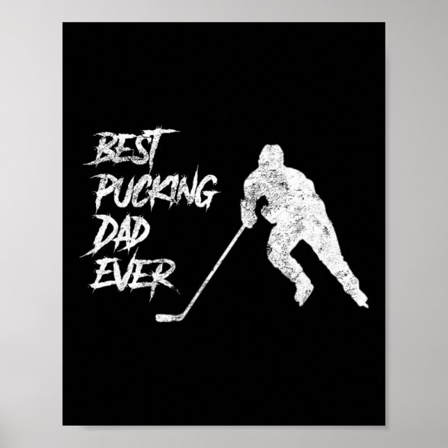 Manar Best Pucking Pappa All Hockey Fars dag Gif Poster (Framsidan)