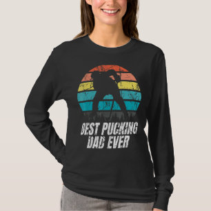 Manar Best Pucking Pappa nånsin - Ice Hockey Pappa T Shirt