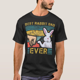 Manar Best Rabbit Pappa All Fars dag Bunny Animal T Shirt