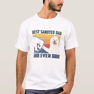 Manar Best Samoyed Pappa Alltid Rolig hund Älskare T Shirt