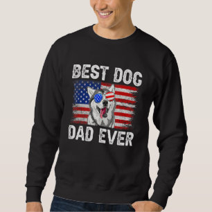 Manar Best Siberian husky Pappa Unga amerikanska F Lång Ärmad Tröja
