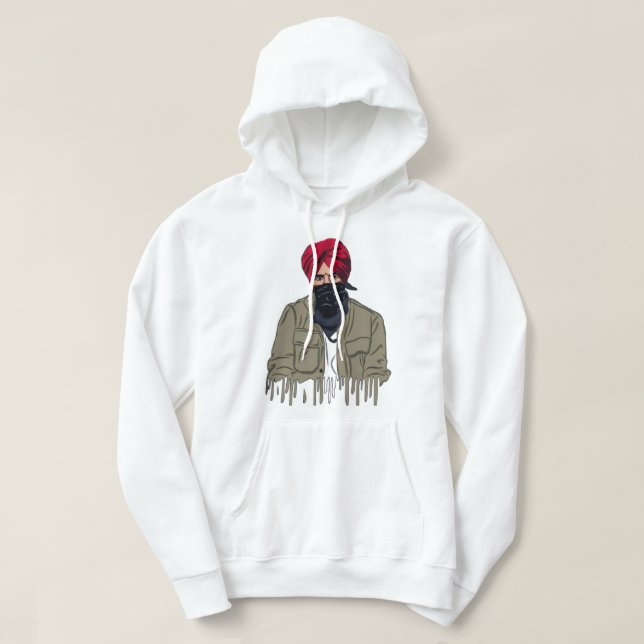 Manar Best Sidhu Indian Moose Singer Wala Songwrit Hoodie (Design framsida)