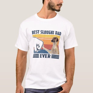 Manar Best Sloughi Pappa Alltid Rolig hund Älskare T Shirt