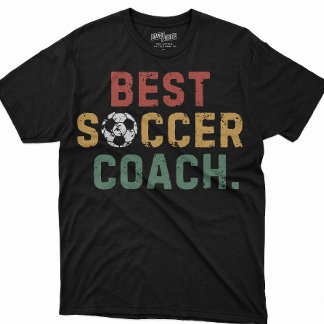Manar Best Soccer Coach Roliga meningar Pappa föde T Shirt