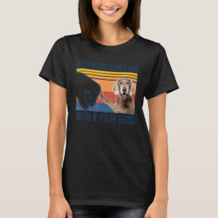 Manar Best Weimaraner Pappa Alltid Hund Fars dag T Shirt