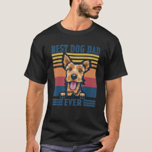 Manar Best Welsh Terrier Pappa Alltid Hund Pappor T Shirt